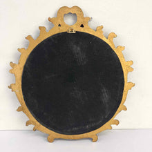 Load image into Gallery viewer, Ornate Black Round Mirror