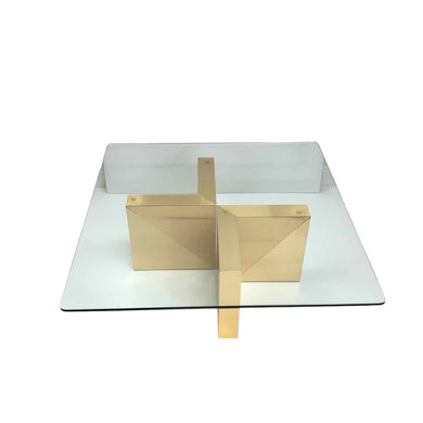 Postmodern Gold Coffee Table