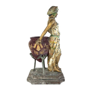 Art Deco Woman Planter