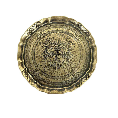Ornate Brass Trinket Dish