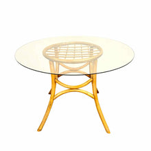 Load image into Gallery viewer, Round Rattan Dining Table