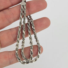 Load image into Gallery viewer, Italian Stering Rope Bracelet