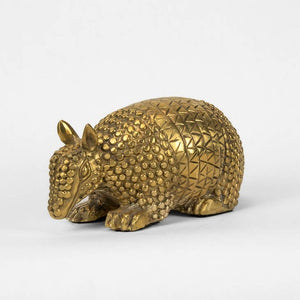 Solid Brass Armadillo