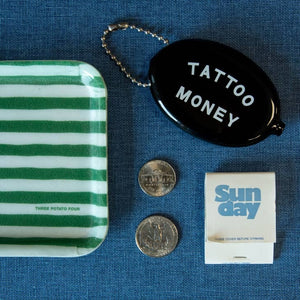 Tattoo Money Pouch Keychain