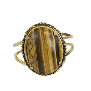 Tiger's Eye Cuff Bracelet