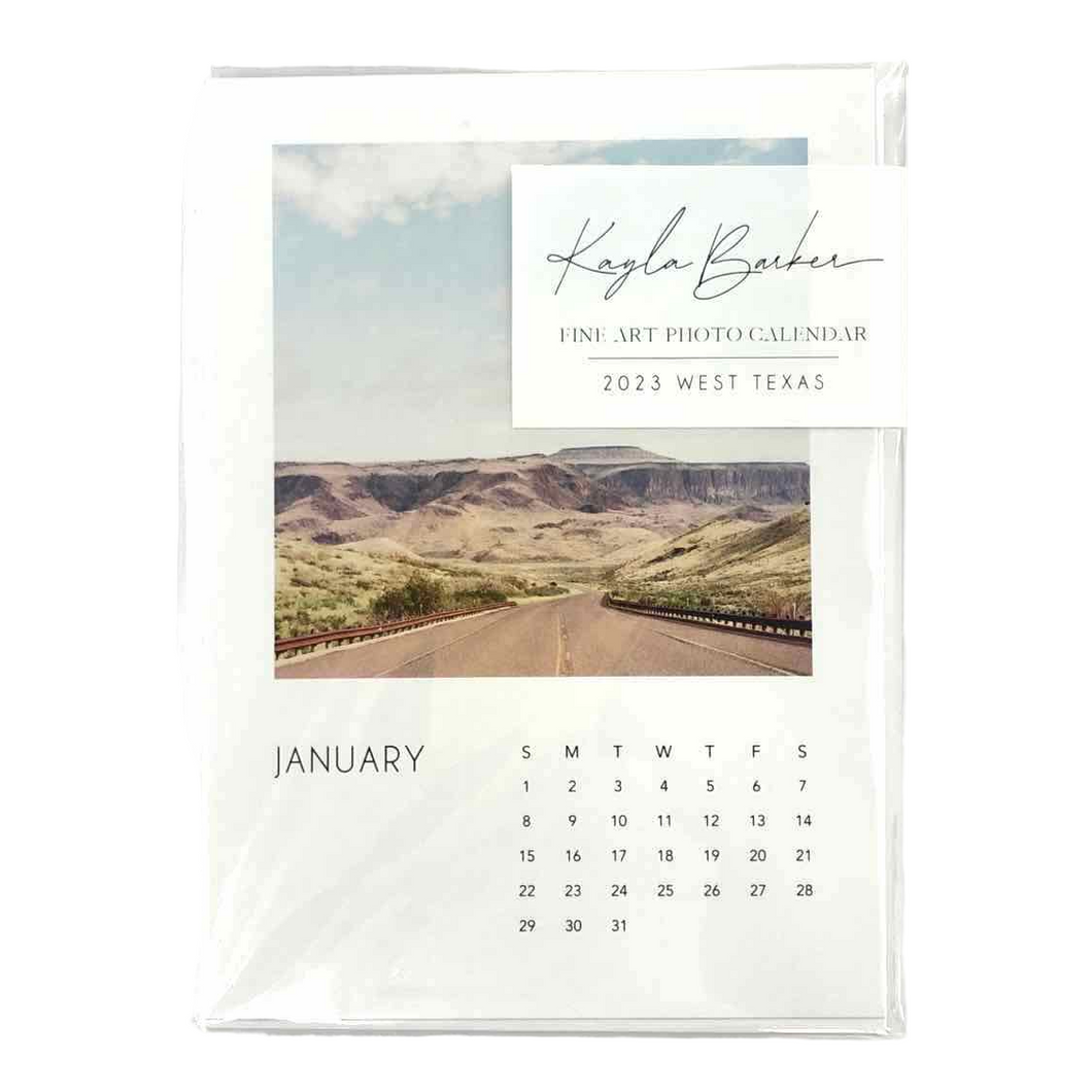 West Texas Photo Calendar
