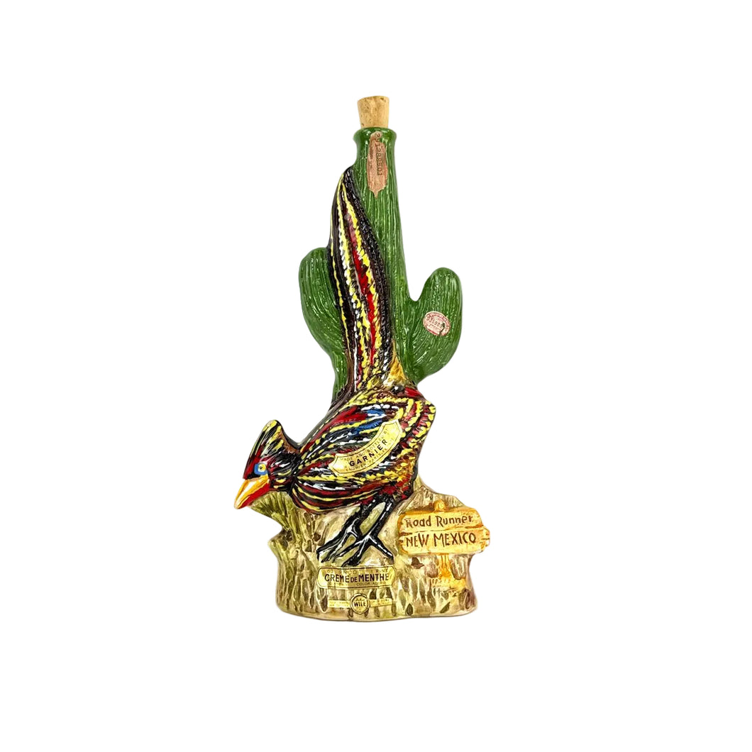 Roadrunner & Cactus Decanter – Found Furnishings