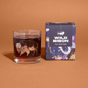 Bison Whiskey Glass