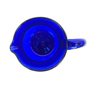 Cobalt Blue Glass Pitcher