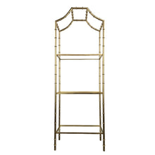 Load image into Gallery viewer, Gold Metal Rattan Shelf