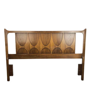 Modern Walnut Brasilia Headboard