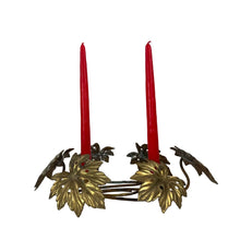 Load image into Gallery viewer, Brass Leaves Candleholder