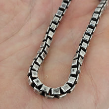 Load image into Gallery viewer, Sterling Silver Box Chain Bracelet