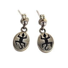 Load image into Gallery viewer, Sterling Lizard Earrings