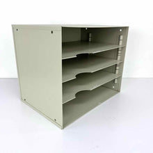 Load image into Gallery viewer, Beige Metal Cubby Shelf