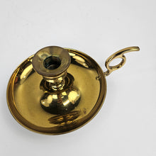 Load image into Gallery viewer, Brass Chamberstick Candleholder