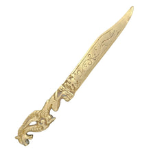 Load image into Gallery viewer, Brass Griffin Letter Opener