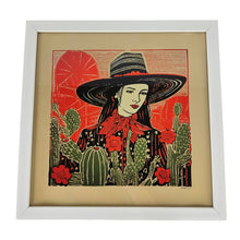 Load image into Gallery viewer, Desert Cowgirl Framed Print