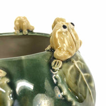 Load image into Gallery viewer, Frog Pottery Vase