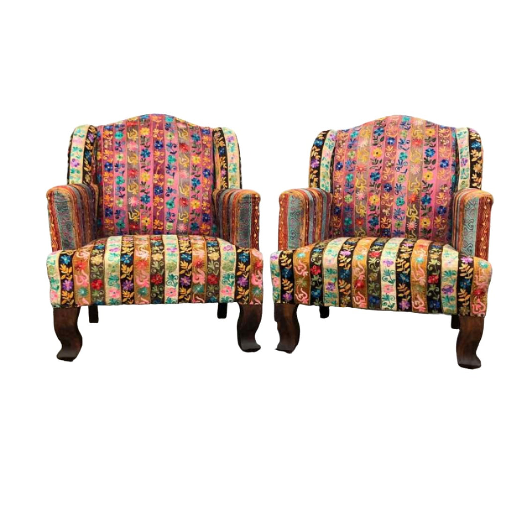 Funky Embroidered Chairs