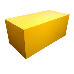 Yellow Metal Cabinet