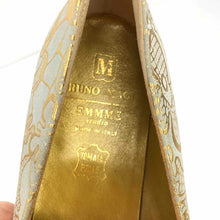 Load image into Gallery viewer, Ivory &amp; Gold Itailan Leather Shoes