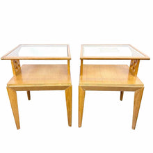Load image into Gallery viewer, Blonde Tiered End Tables