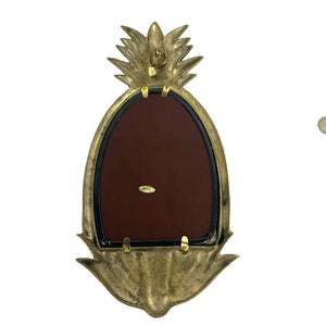 Brass Pineapple Mirror