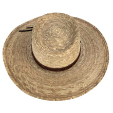 Load image into Gallery viewer, Flat Brim Straw Hat