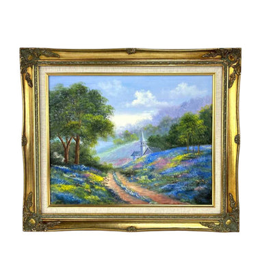 Church Landscape Painting