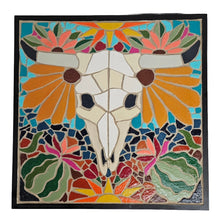Load image into Gallery viewer, Bull Skull Mosaic