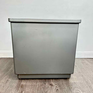 Gray Metal Tanker Cabinet