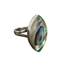 Load image into Gallery viewer, Abalone Diamond Statement Ring