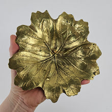 Load image into Gallery viewer, Brass May Apple Leaf Dish