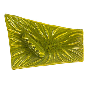 Groovy Green Pottery Ashtray