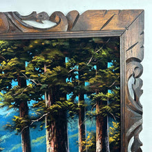 Load image into Gallery viewer, Black Velvet Landscape Painting