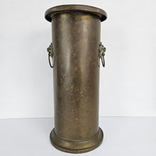 Load image into Gallery viewer, Brass Lions Umbrella Stand