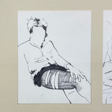 Load image into Gallery viewer, Girl Pen &amp; Ink Drawings