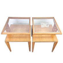 Load image into Gallery viewer, Blonde Tiered End Tables