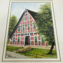 Load image into Gallery viewer, German House Watercolor Painting