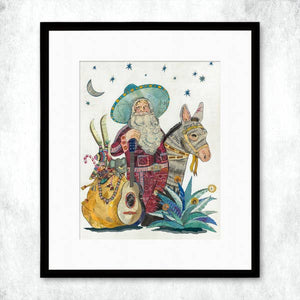 Dolan Geiman Signed Print Santa (2018)