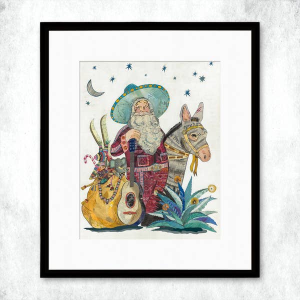 Dolan Geiman Signed Print Santa (2018)