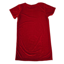 Load image into Gallery viewer, Red Velvet Mini Dress