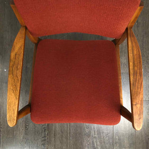 Modern Walnut Arm Chair