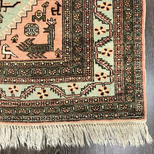 Hand Knotted Vintage Rug