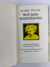 Load image into Gallery viewer, Mark Twain Wit &amp; Wisecracks Book