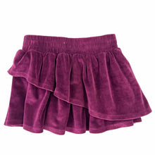Load image into Gallery viewer, Purple Velvet Girls Skirt