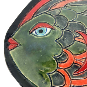 Studio Pottery Fish Platter