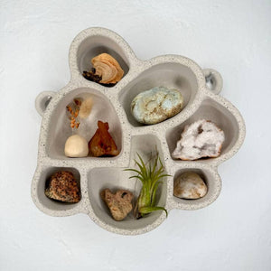 Concrete Curio Wall Shelf