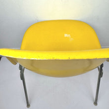 Load image into Gallery viewer, Modern Yellow Fiberglass Shell Chair